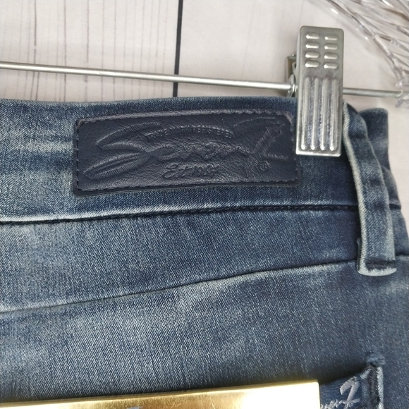 Seven High Rise Skinny Women's Blue Jeans Size 12 NWT - Picture 11 of 13